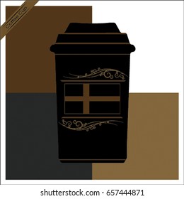  coffee cup icon vector illustration ESP 10.