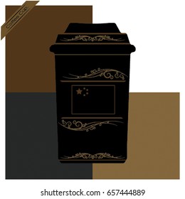  coffee cup icon vector illustration ESP 10.