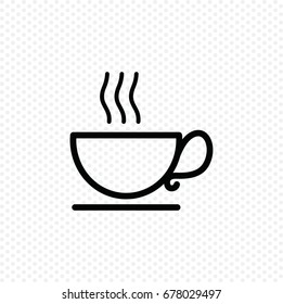 Coffee cup icon- Vector illustration