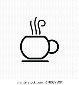 Coffee cup icon- Vector illustration