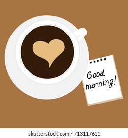 Coffee cup icon. vector illustration. Cup of hot drink.