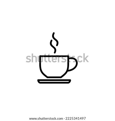coffee cup icon vector illustration. cup a coffee sign and symbol