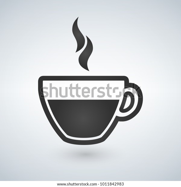 コーヒーカップのアイコンベクターイラスト のベクター画像素材 ロイヤリティフリー