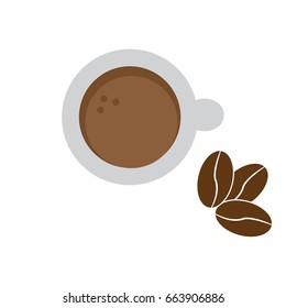 coffee cup icon - vector illustrator