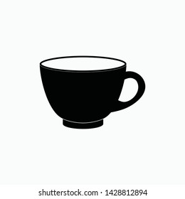 coffee cup icon vector isolated