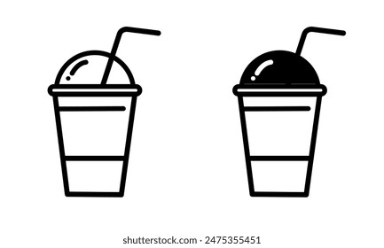 Coffee cup icon vector isolated on white background