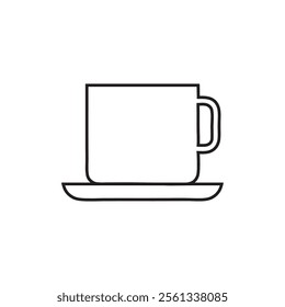 Coffee cup icon vector isolated illustration. Cups of coffee tea collection. Hot drink icon. Cup coffee Flat design.