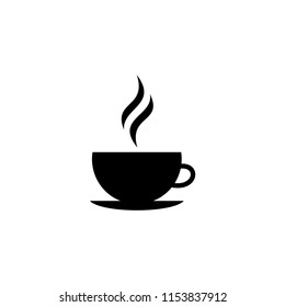 Coffee Cup Icon Vector Logo Template
