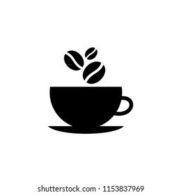 Coffee Cup Icon Vector Logo Template