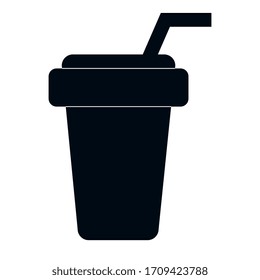 Vorlage für das Coffee-Cup-Symbol für die Vektorillustration
