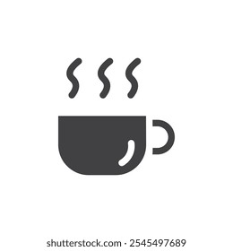 Contorno del logotipo del Vector del icono de la taza de café