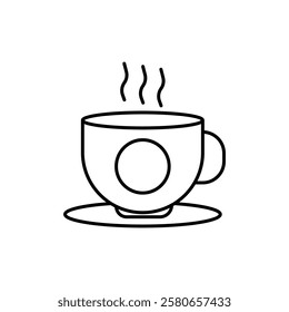 coffee cup icon Vector logo set flat