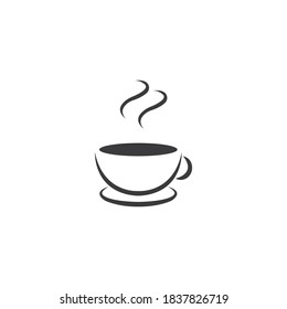 Coffee cup icon, vector on a white background