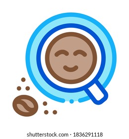 coffee cup icon vector. coffee cup sign. color symbol illustration