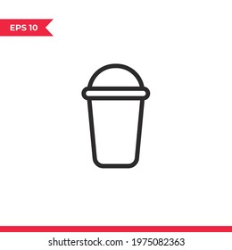 Coffee cup icon vector. Coffee sign