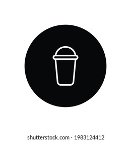 Coffee cup icon vector. Coffee sign