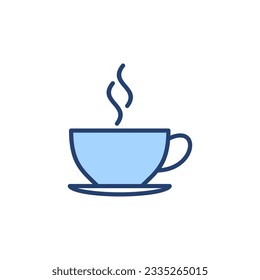 coffee cup icon vector. cup a coffee sign and symbol
