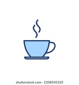 coffee cup icon vector. cup a coffee sign and symbol
