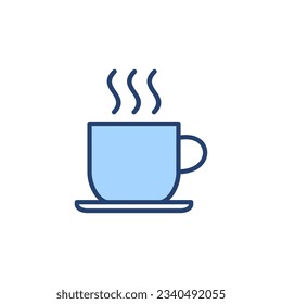 coffee cup icon vector. cup a coffee sign and symbol