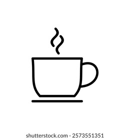 coffee cup icon vector. cup a coffee sign and symbol