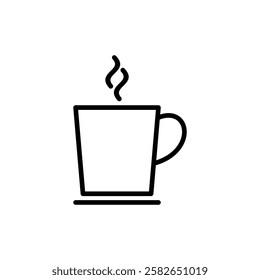 coffee cup icon vector. cup a coffee sign and symbol