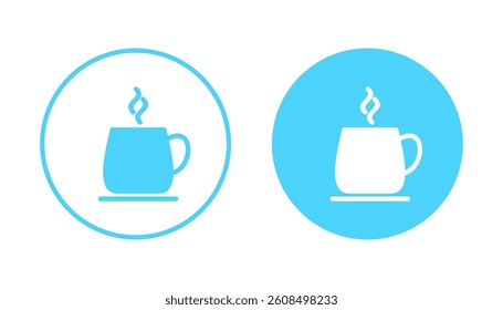 coffee cup icon vector. cup a coffee sign and symbol