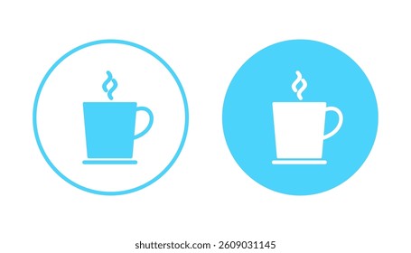 coffee cup icon vector. cup a coffee sign and symbol