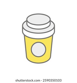 Coffee Cup icon vector stock illustration