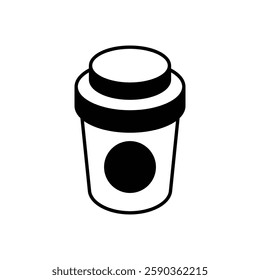 Coffee Cup icon vector stock illustration