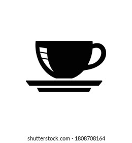 icono de taza de café símbolo vector del restaurante ilustración aislada fondo blanco