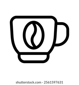 Coffee Cup Icon Vector Symbol Design Illustration