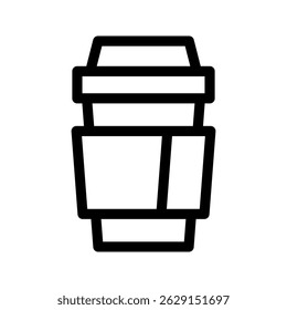 Coffee Cup Icon Vector Symbol Design Illustration