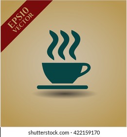 Coffee Cup icon vector symbol flat eps jpg app web concept