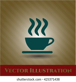 Kaffeetasse Symbol Vektorsymbol flach eps jpg app Web-Konzept