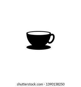 Coffee cup icon vector. Cup of tea icon symbol. Trendy flat design style on white background.