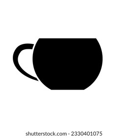 Coffee cup icon vector. Tea cup illustration sign. Mocha symbol. Tea logo. Hot drink mark.