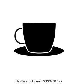 Coffee cup icon vector. Tea cup illustration sign. Mocha symbol. Tea logo. Hot drink mark.