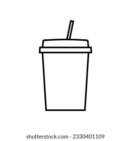 Coffee cup icon vector. Tea cup illustration sign. Mocha symbol. Tea logo. Hot drink mark.