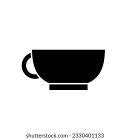 Coffee cup icon vector. Tea cup illustration sign. Mocha symbol. Tea logo. Hot drink mark.