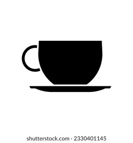 Kaffeetasse Ikone Vektor. Teebecher-Illustrationszeichen. Mocha-Symbol. Tee-Logo. Heißgetränk-Marke.