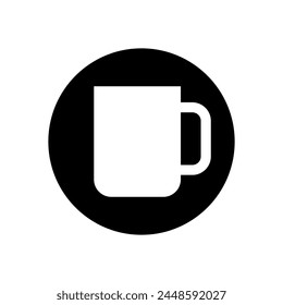 Coffee cup icon vector. Tea cup illustration sign. Mocha symbol. Tea logo. Hot drink mark.