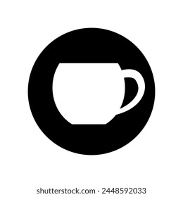 Kaffeetasse Icon Vektorgrafik. Teetassen-Illustrationszeichen. Mokka-Symbol. Tee-Logo. Marke des heißen Getränks.