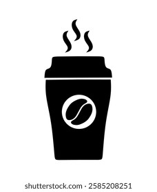 coffee cup icon vector with trendy design. hot coffee icon