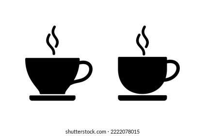 coffee cup icon vector for web and mobile app. cup a coffee sign and symbol