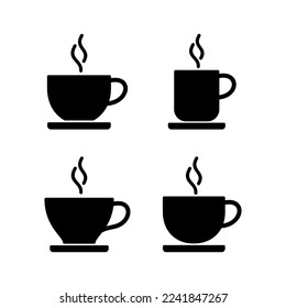 coffee cup icon vector for web and mobile app. cup a coffee sign and symbol