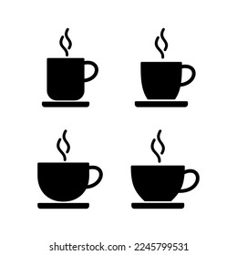 coffee cup icon vector for web and mobile app. cup a coffee sign and symbol