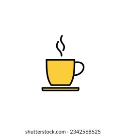 coffee cup icon vector for web and mobile app. cup a coffee sign and symbol