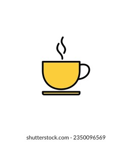 coffee cup icon vector for web and mobile app. cup a coffee sign and symbol