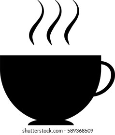 coffee cup  icon vector white background.