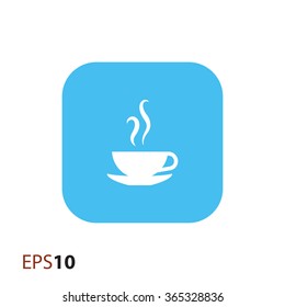 Coffee cup icon for web and mobile